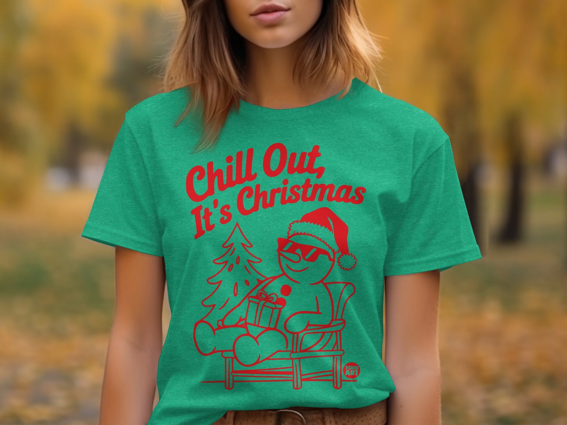 Chill Out It's Christmas Graphic T-Shirt