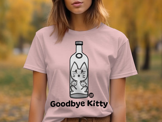 Goodbye Kitty Graphic Tee Cute Casual Shirt