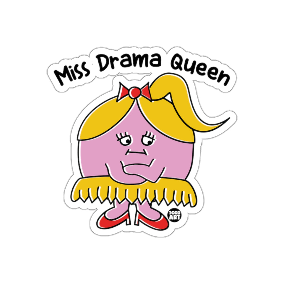 Miss Drama Queen Fun Cartoon Character product