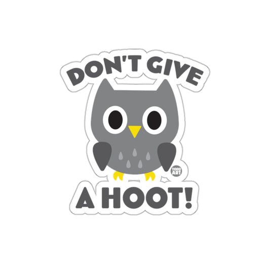 Don't Give A Hoot Adorable Owl Illustration Stickers