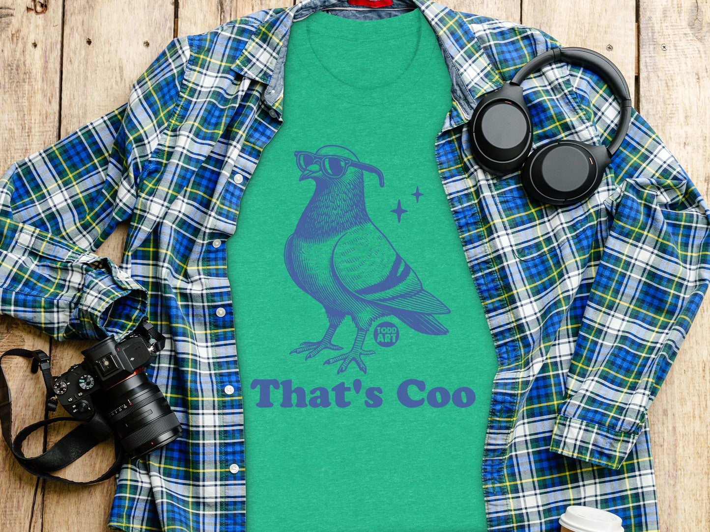 Fun Skeletal Style That's Coo Pigeon T-Shirts