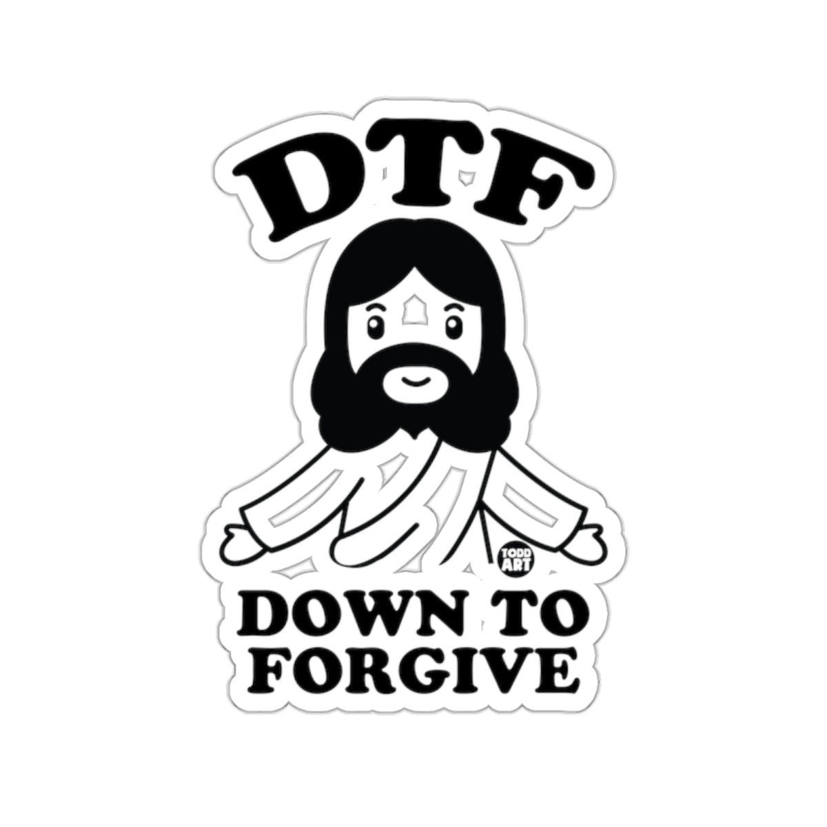 DTF Down to Forgive Jesus Vinyl Sticker Decal