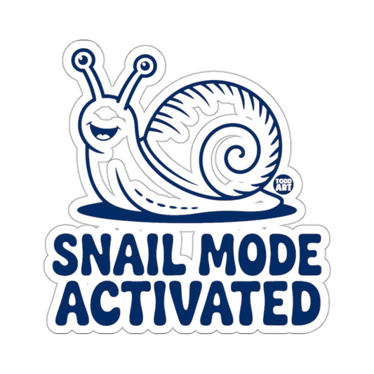 Smiling Snail Mode Activated Cartoon Graphic product type
