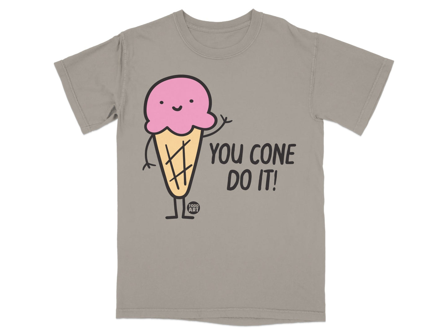 You Cone Do It Ice Cream Graphic T-Shirt