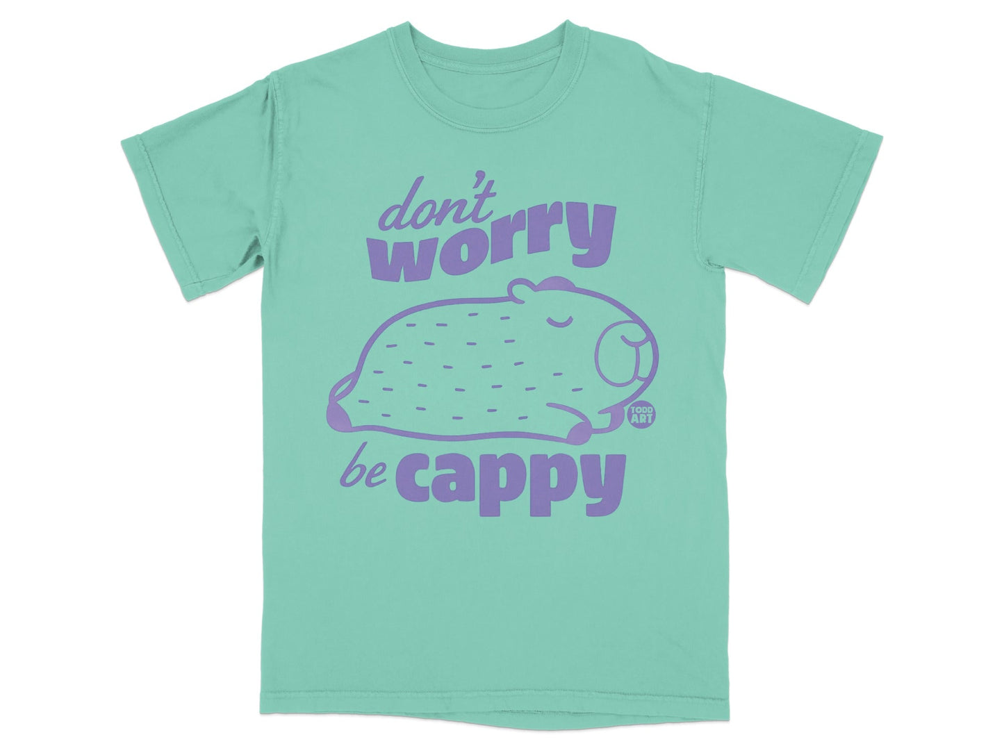 Don't Worry Be Cappy Todd Art Tee Shirt