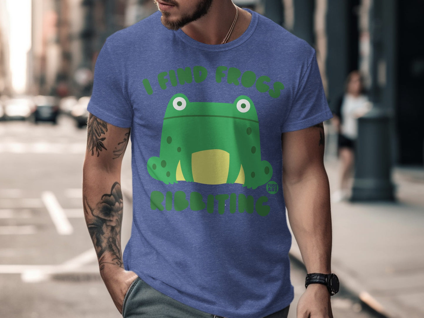 I Find Frogs Ribbiting Men's Short Sleeve T-Shirt product