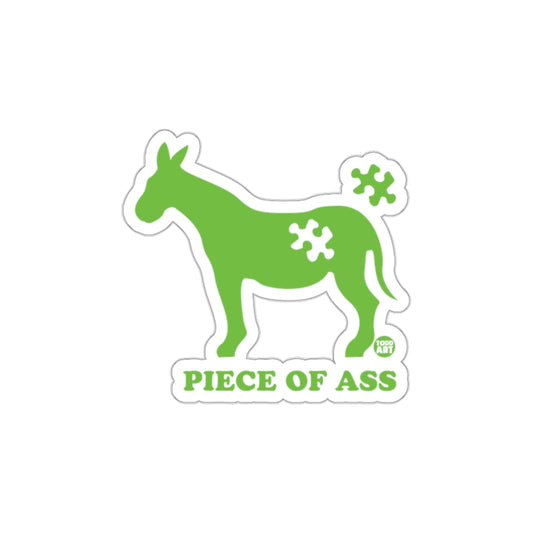 Piece of Ass Green Donkey Sticker For Humorous Gifting
