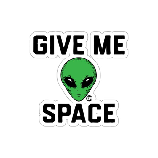 Give Me Space Alien Graphic Sticker Product