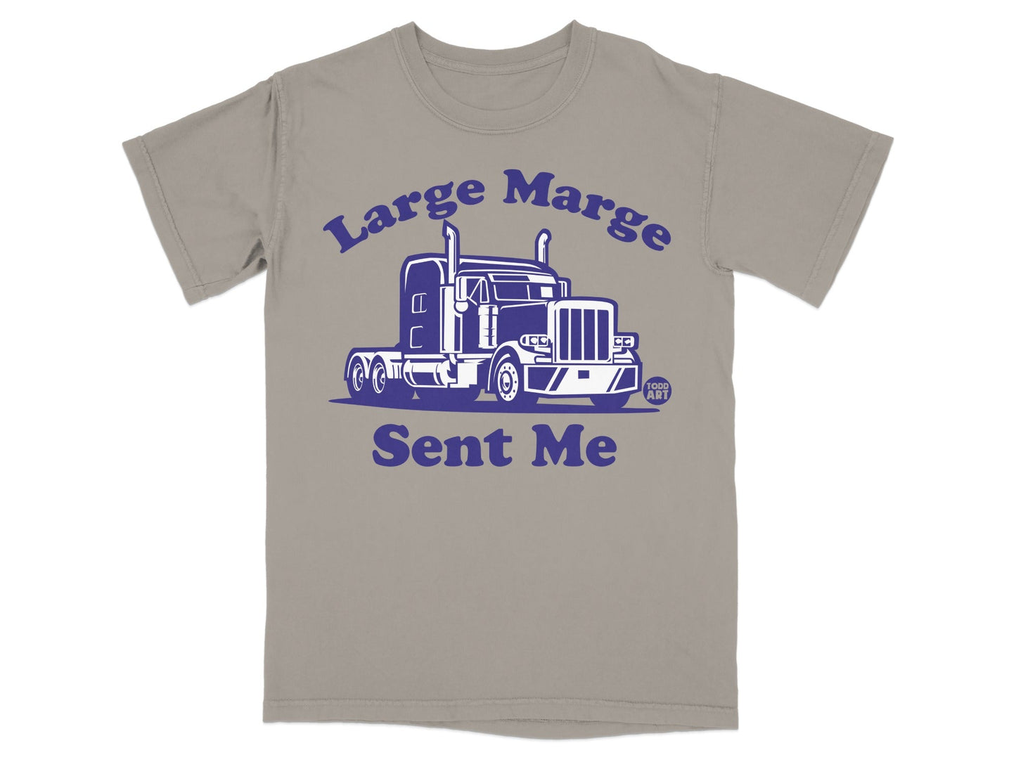 Large Marge Sent Me Funny Truck Graphic T-shirt