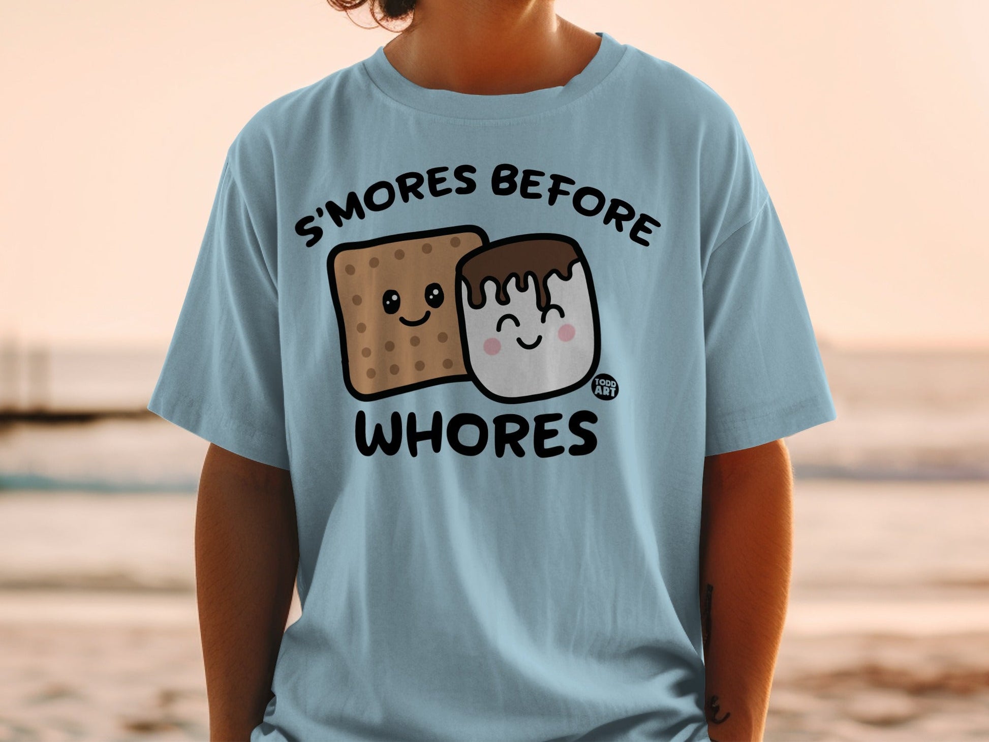 S'mores Before Whores Cute Funny Graphic T-Shirt