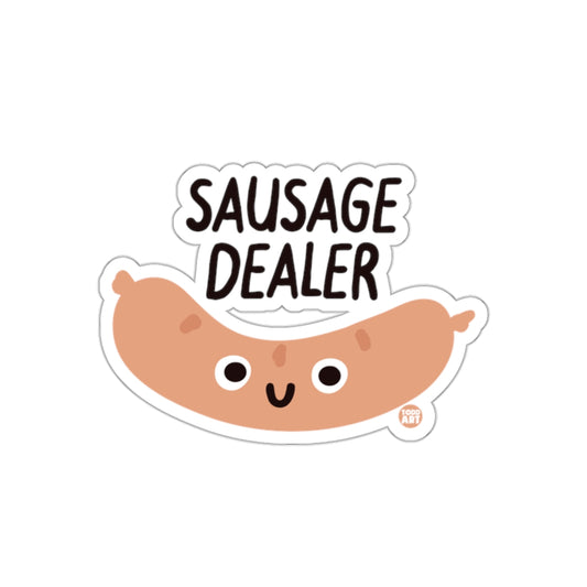 Sausage Dealer Funny Cute Sticker for Laptops or Water Bottles