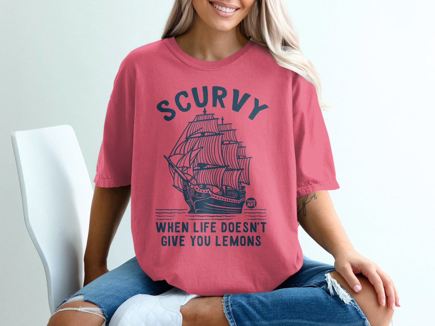 Scurvy Ship When Life Doesn't Give You Lemons T-Shirt