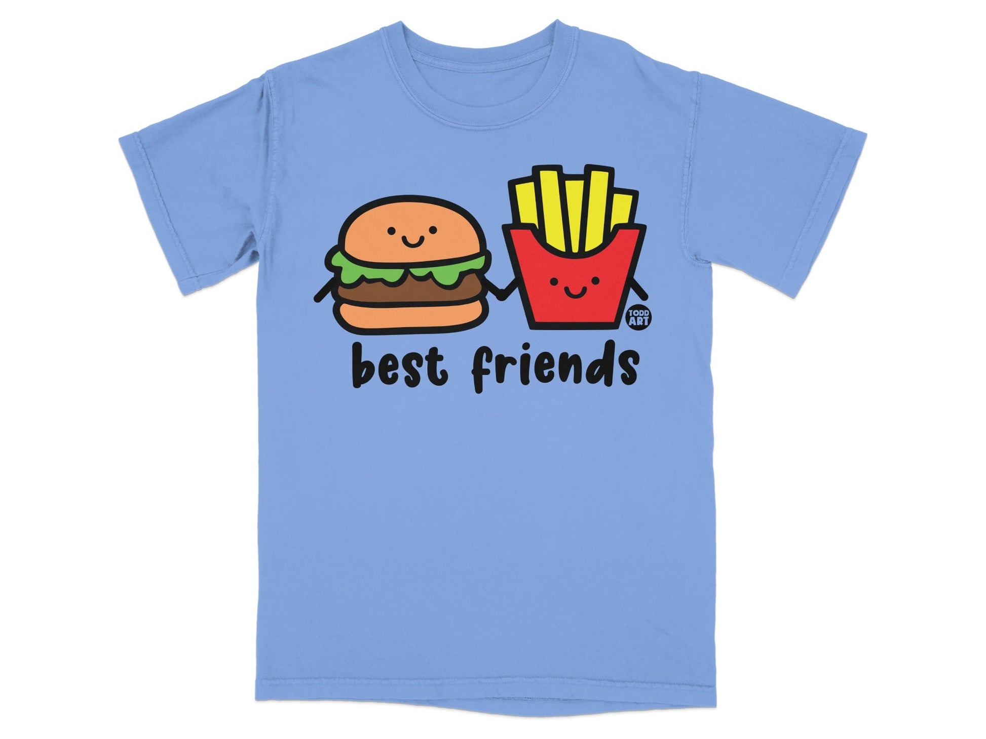 Best Friends Burger and Fries Graphic T-Shirt