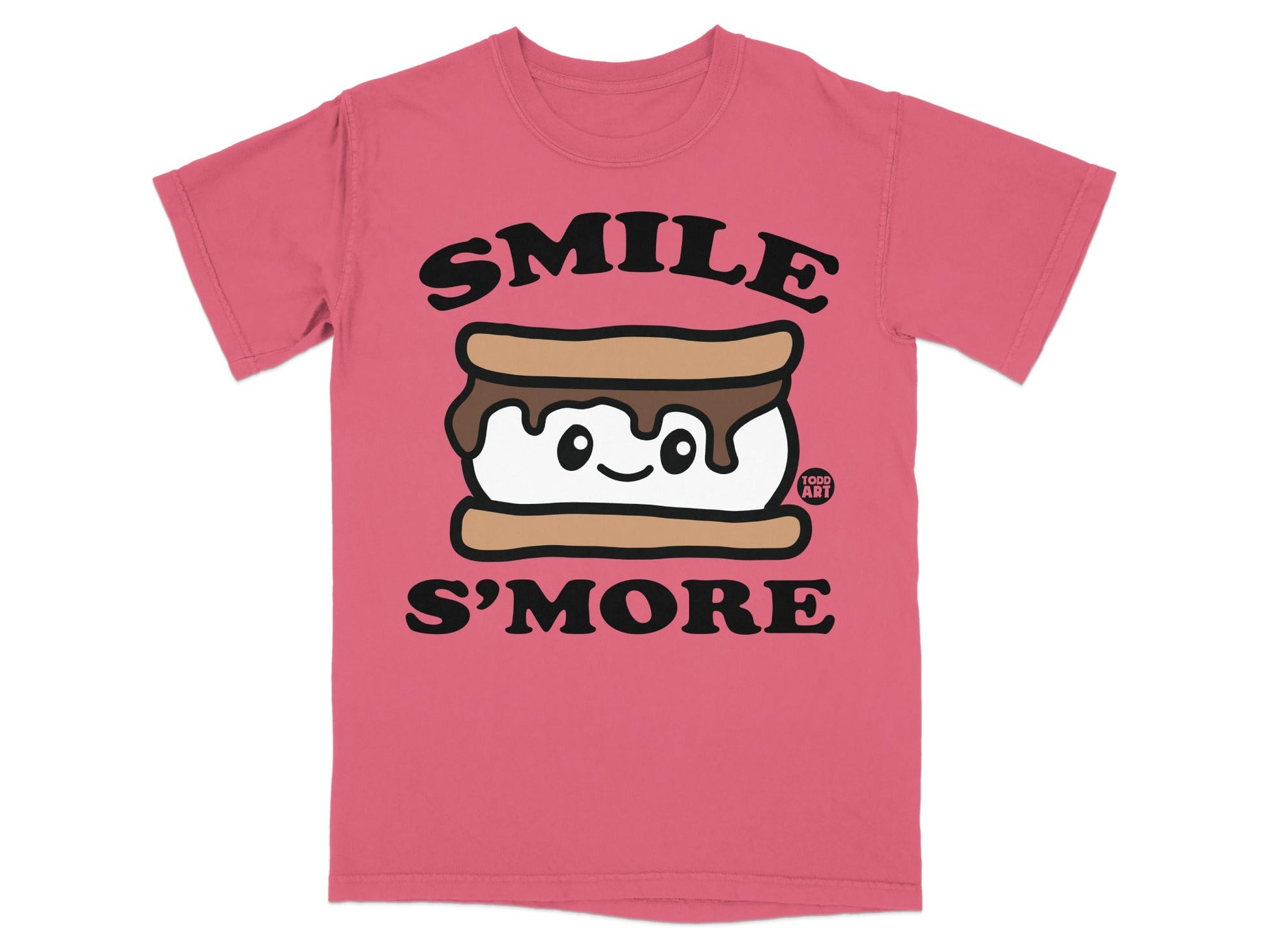 Smile S'more Cute Funny Toddler Graphic Tee Shirt