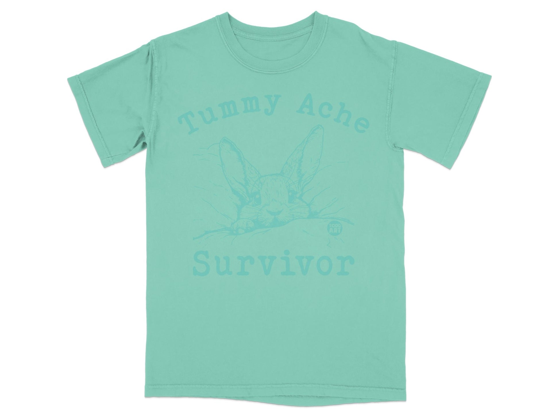 Tummy Ache Survivor Graphic T-shirt for Casual Wear