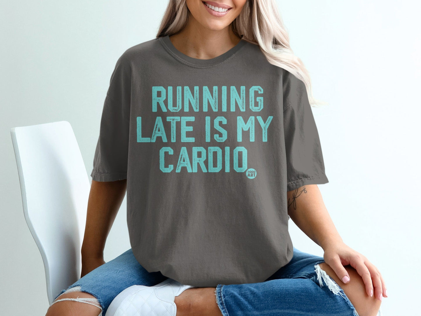 Running Late Is My Cardio Graphic Tee