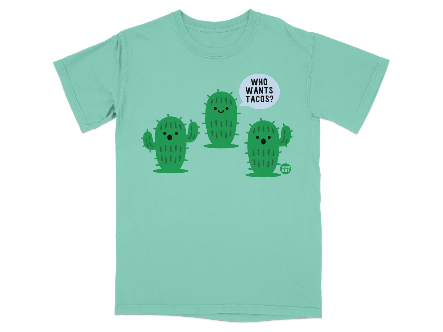 Who Wants Tacos Cute Cactus Graphic T-shirt