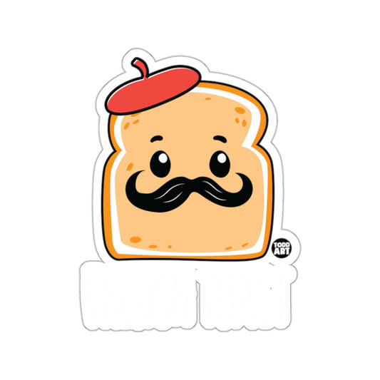 Cute French Bread Mustache Sticker product
