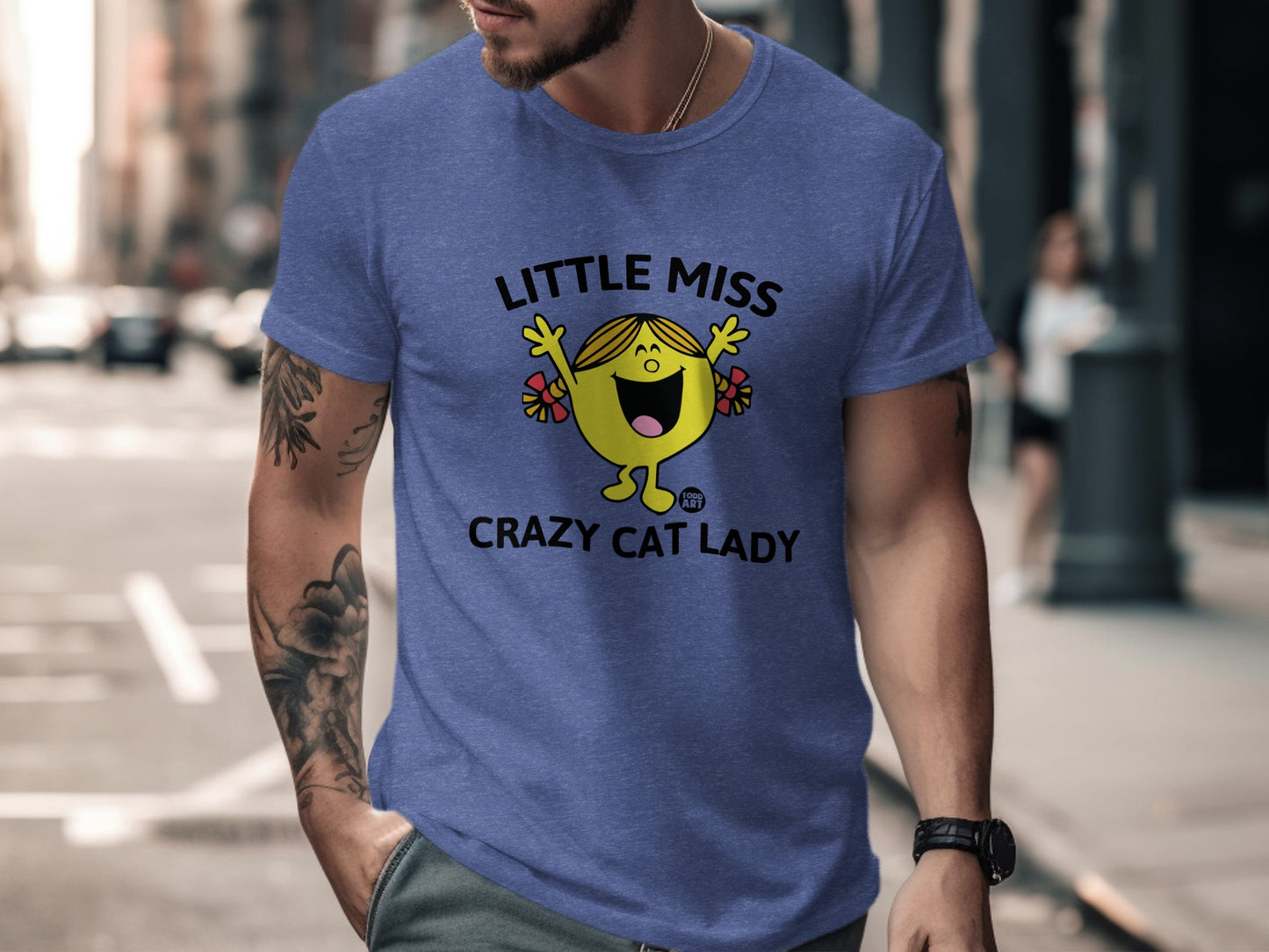 Little Miss Crazy Cat Lady Graphic T-Shirt