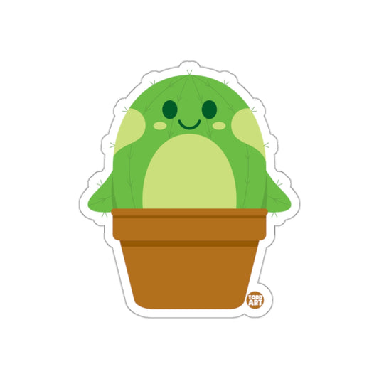 Cute Smiling Cactus in Pot Sticker Great for Laptops