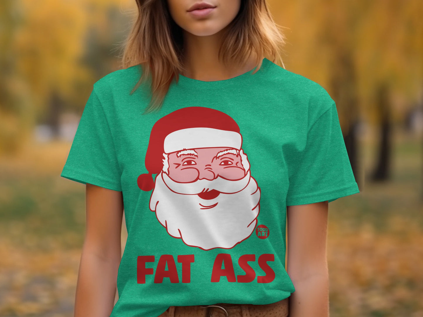 Funny Santa Claus Fat Ass Christmas T-Shirt
