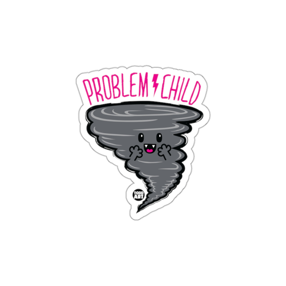 Problem Child Tornado Character Sticker