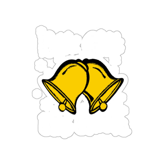Yellow Bells Design Sticker for Seasonal Decoration