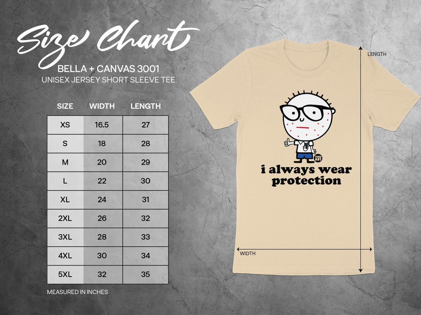I Always Wear Protection Unisex Jersey Short Sleeve Tee