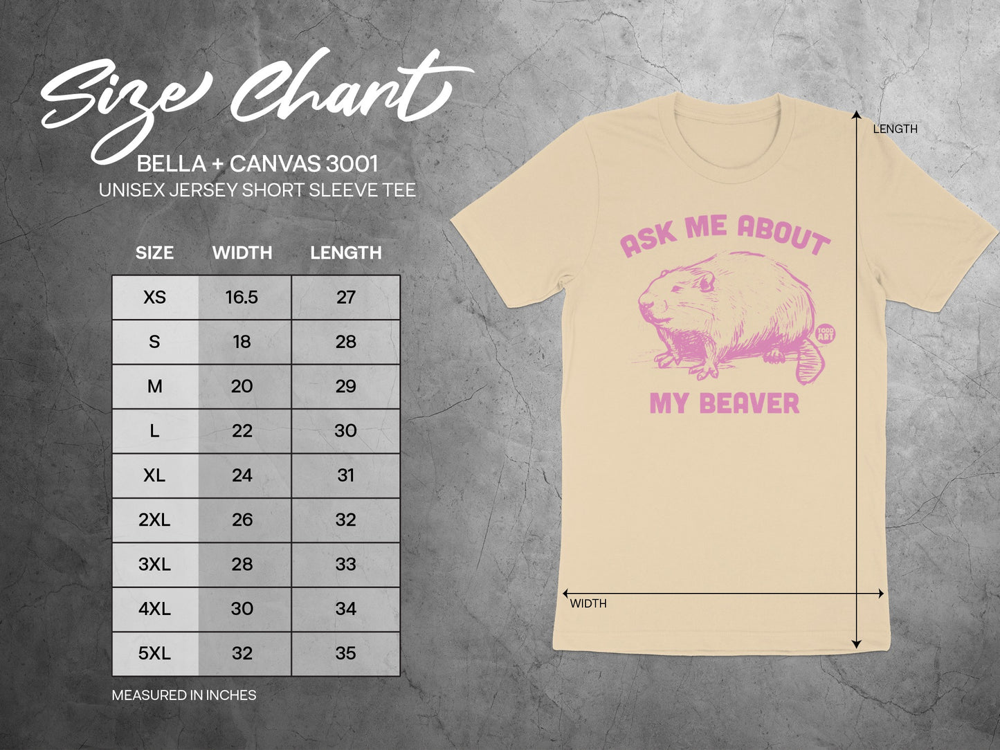Ask Me About My Beaver Unisex Jersey Short Sleeve Tee product