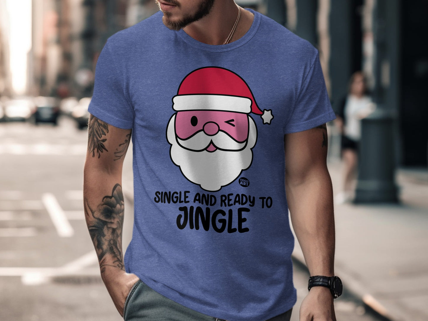 Single and Ready to Jingle Santa T-shirt product