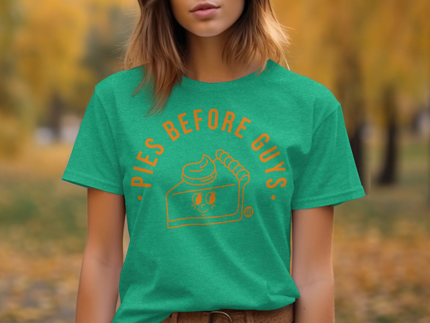 Pies Before Guys Graphic Tee Perfect for Food Lovers