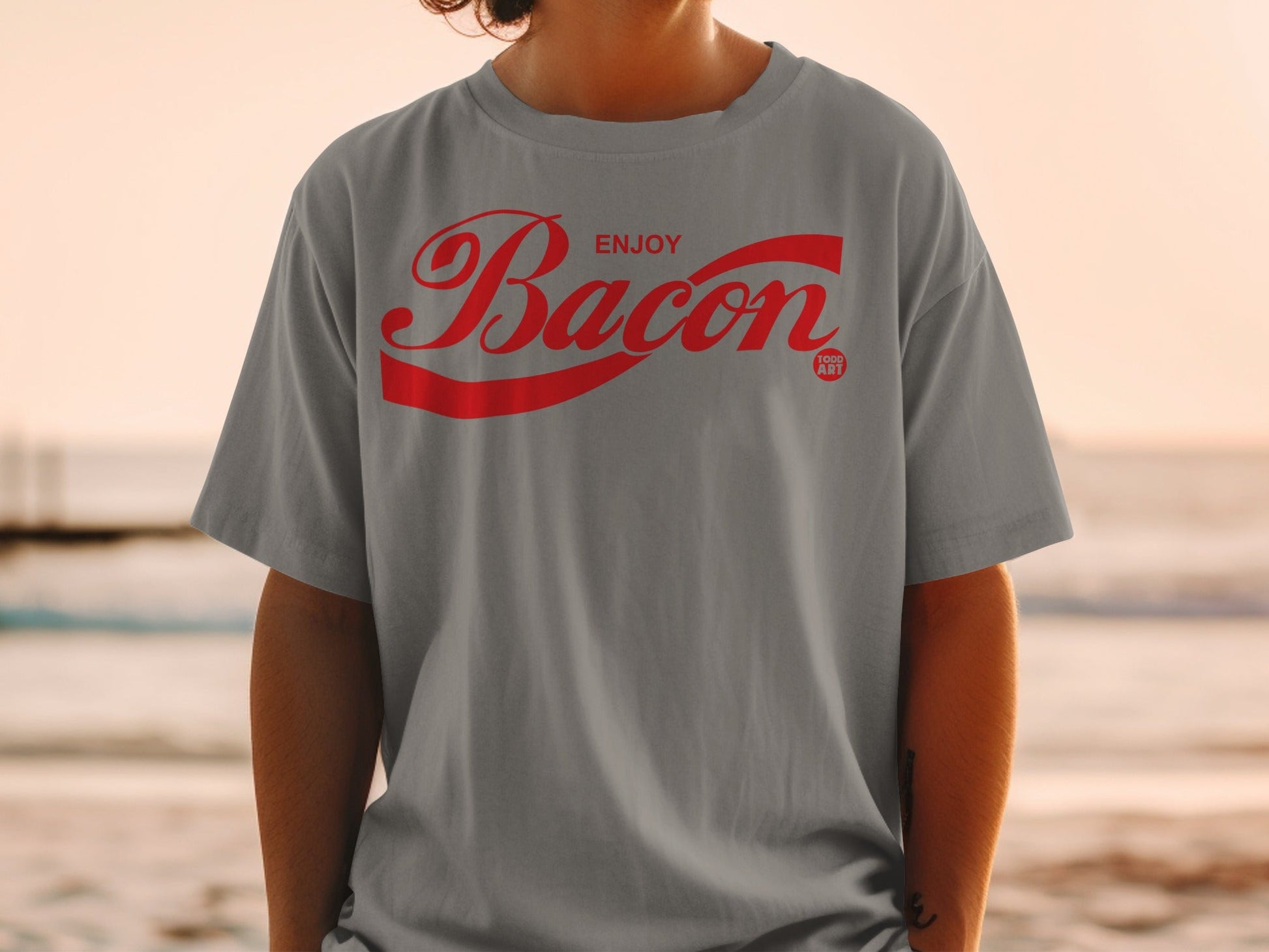 Enjoy Bacon Graphic Tee for Food Lovers Shirt