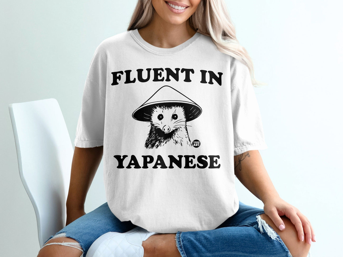 Fluent in Yapanese Graphic T-Shirt Casual Top