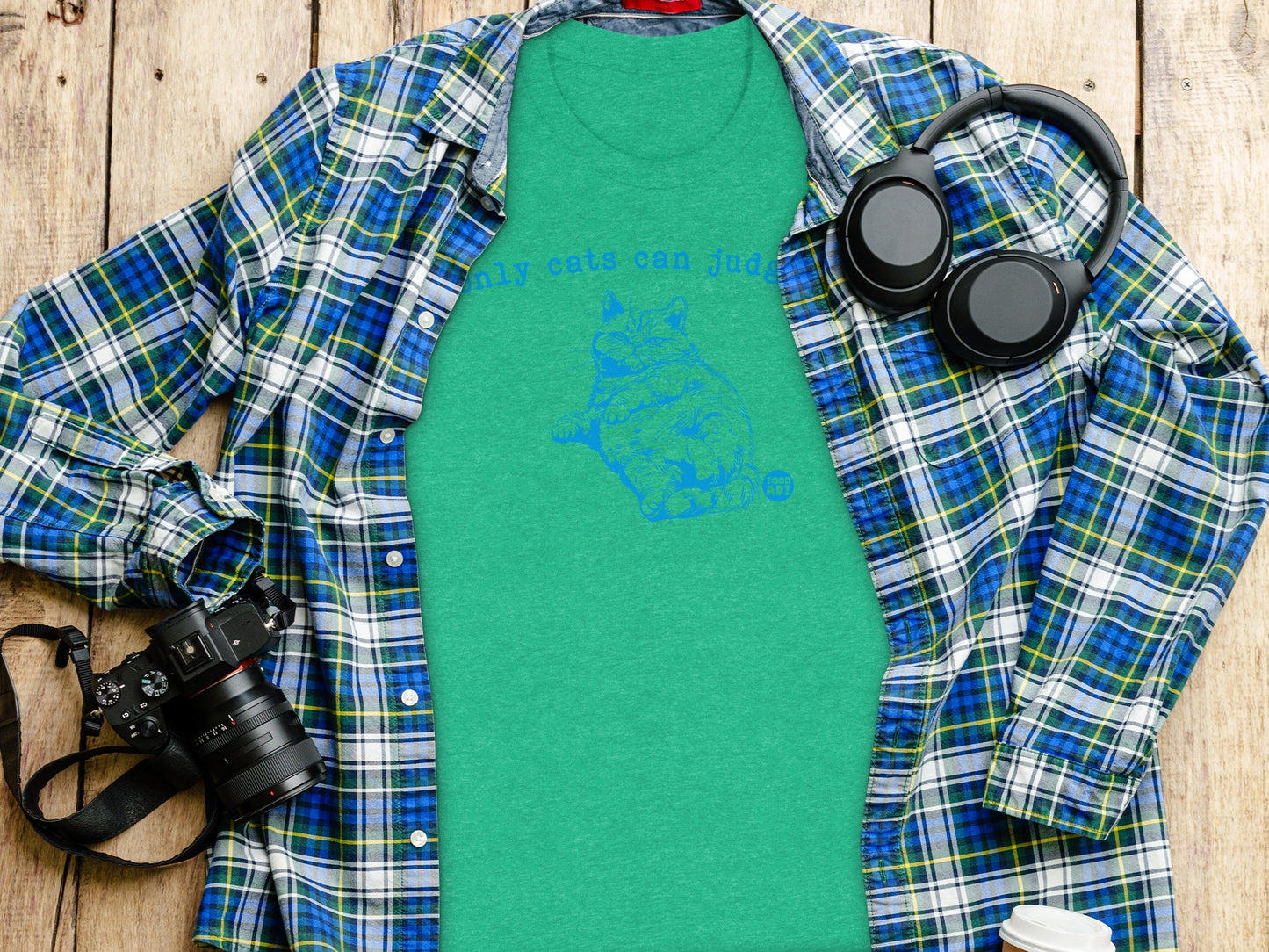 Only Cats Can Judge Graphic T-Shirt product type