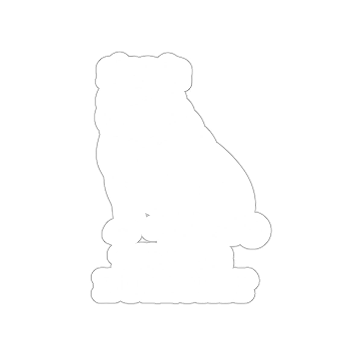 Detailed Custom Shaped Animal Sticker Product