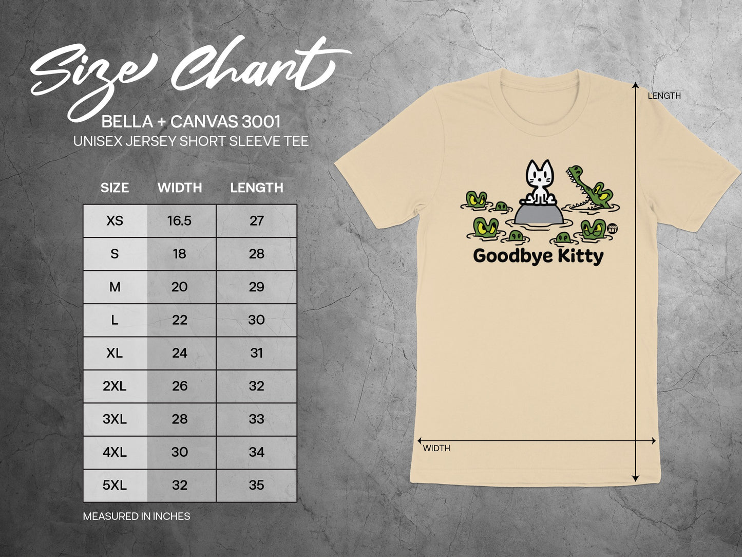 Goodbye Kitty Unisex Jersey Short Sleeve Tee