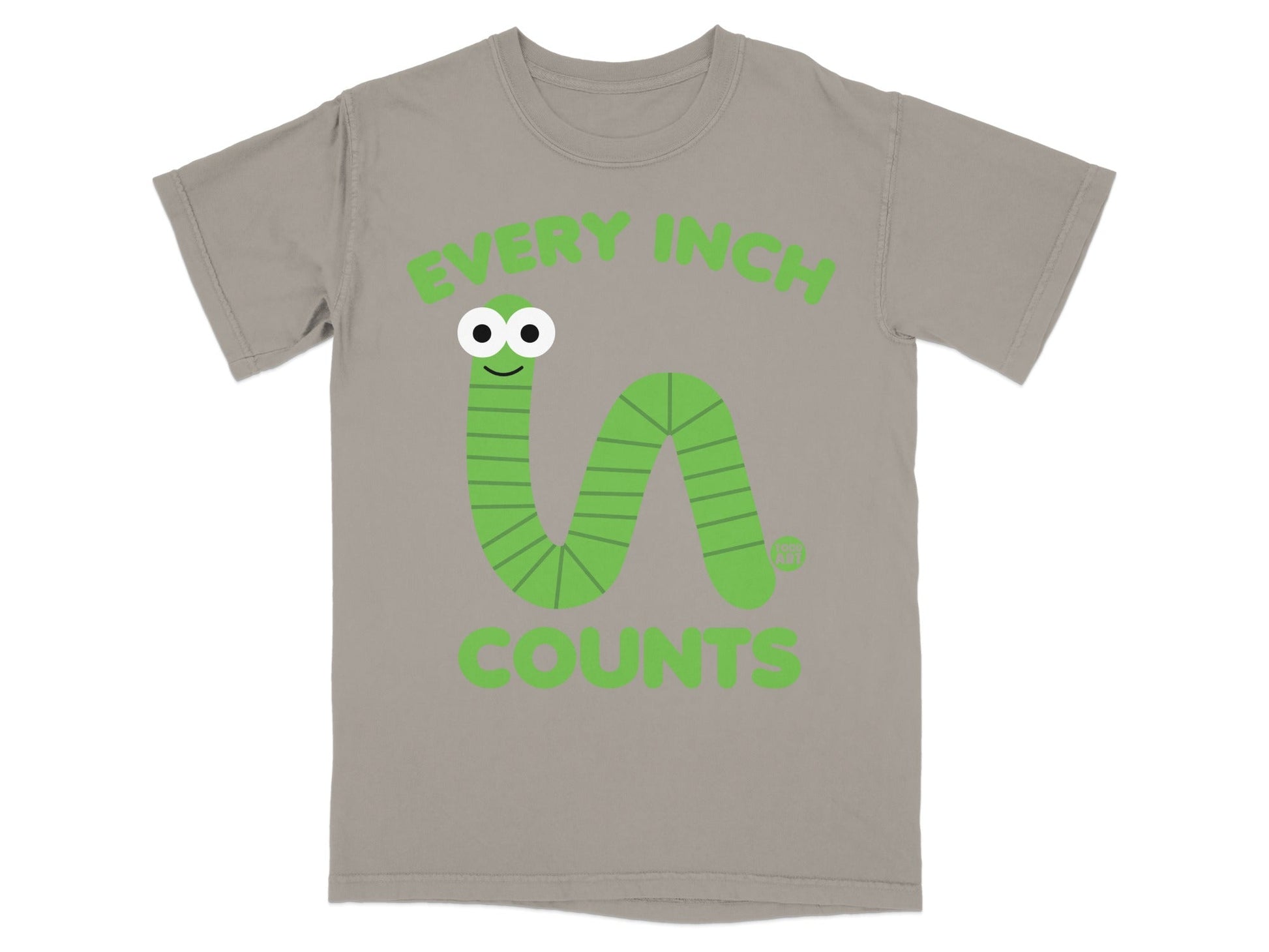 Every Inch Counts Cute Cartoon Worm T-Shirt