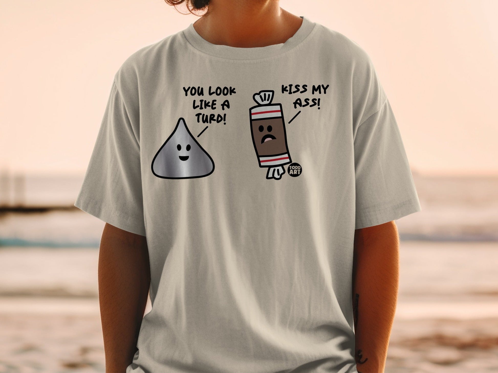 Funny Cartoon Characters with Hilarious Quotes T-shirt