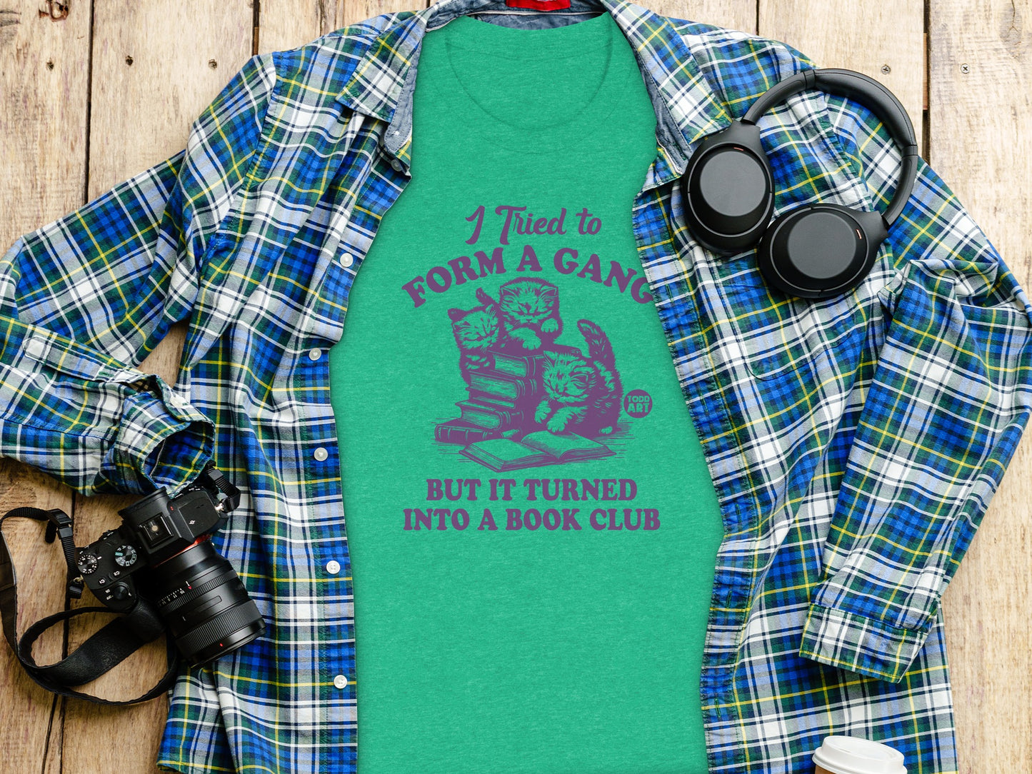 Tried to Form a Gang Book Club Funny T-shirt product