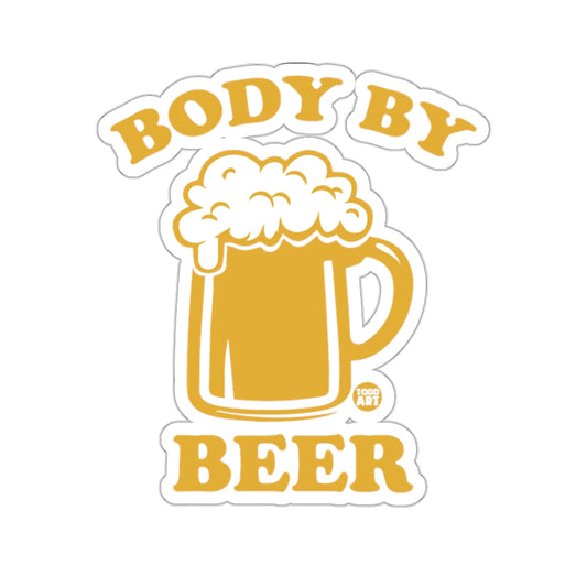 BODY BY BEER Golden Beer Mug Frothy Foam Artwork Product Type