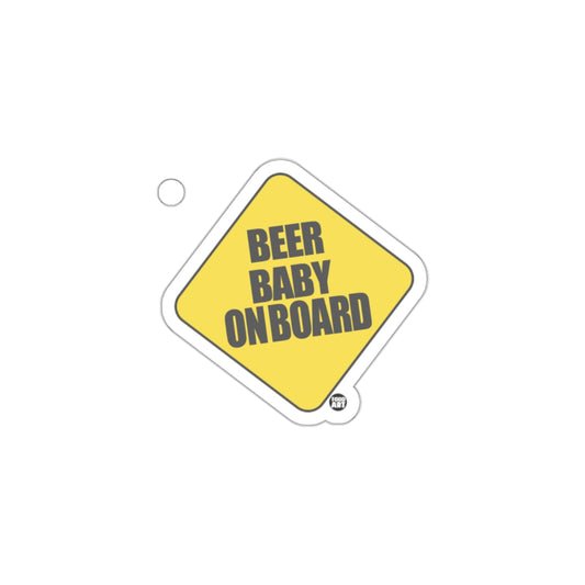 Beer Baby Onboard Humorous Sticker Product