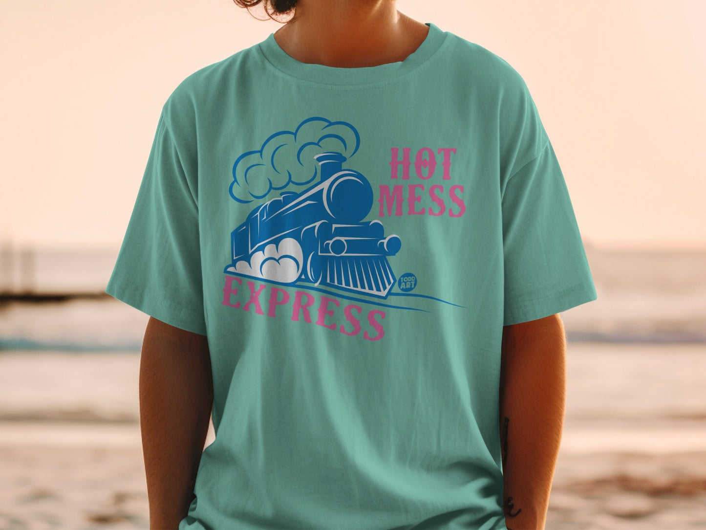 Hot Mess Express Train Graphic T-Shirt Product