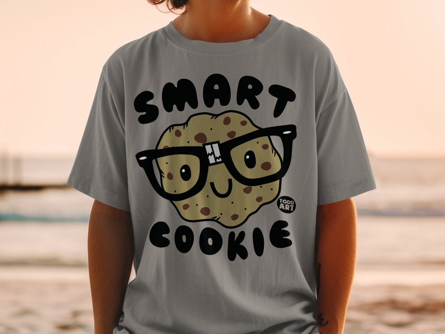 Smart Cookie Graphic Tee Shirt Fun Casual Wear