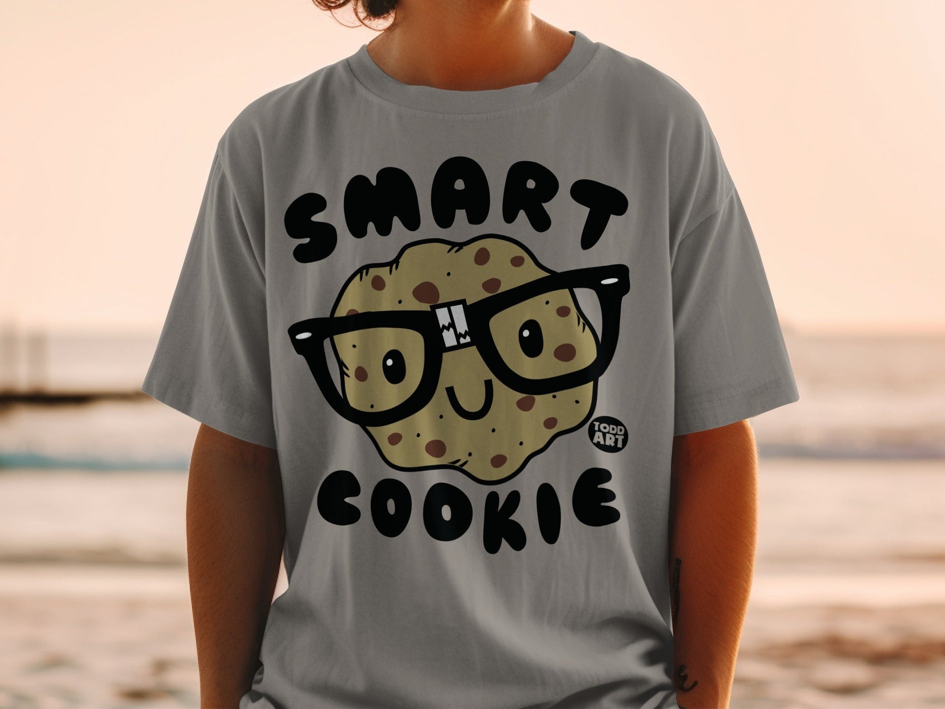 Smart Cookie Graphic Tee Shirt Fun Casual Wear