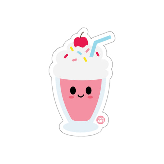 Cute Cartoon Milkshake with Cherry Sticker Product