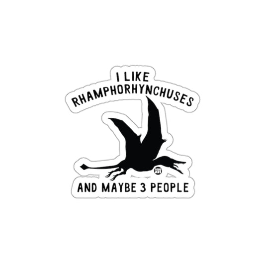 I Like Rhamphorhynchuses and Maybe 3 People Sticker