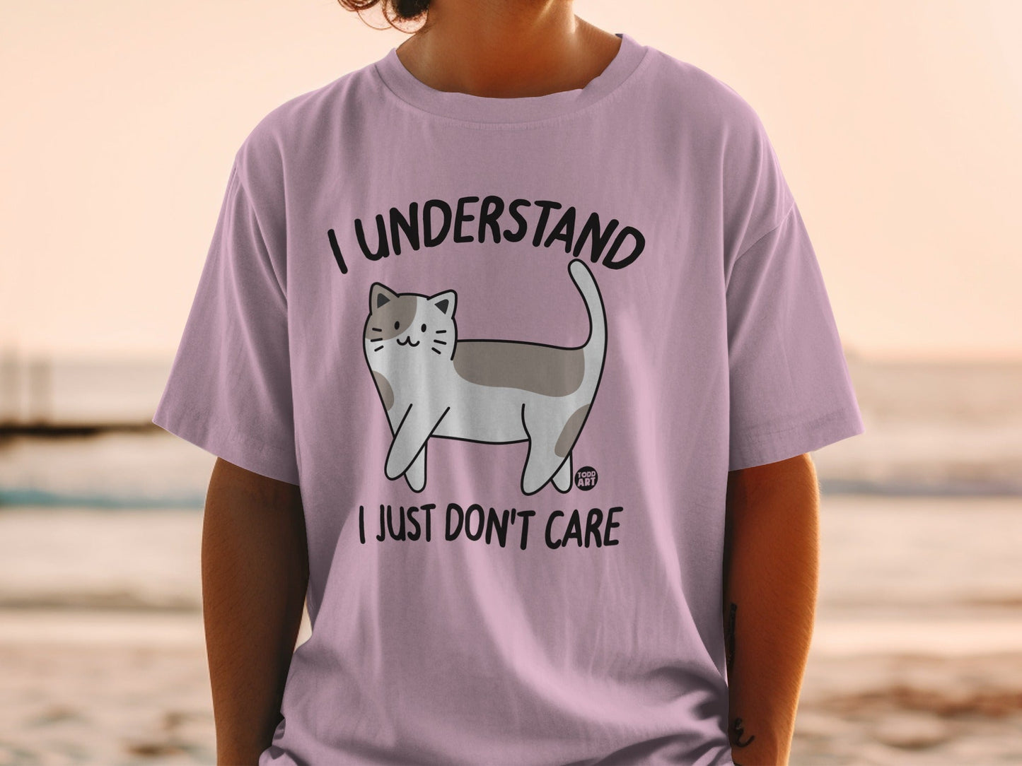 I Understand I Just Don't Care Cat Graphic Shirt product