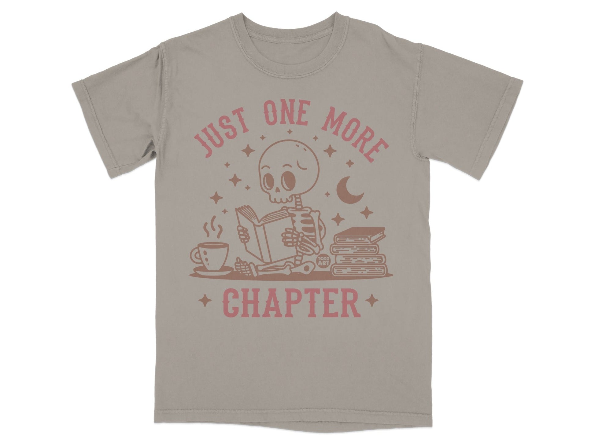 Just One More Chapter Skeleton T-Shirt for Book Lovers