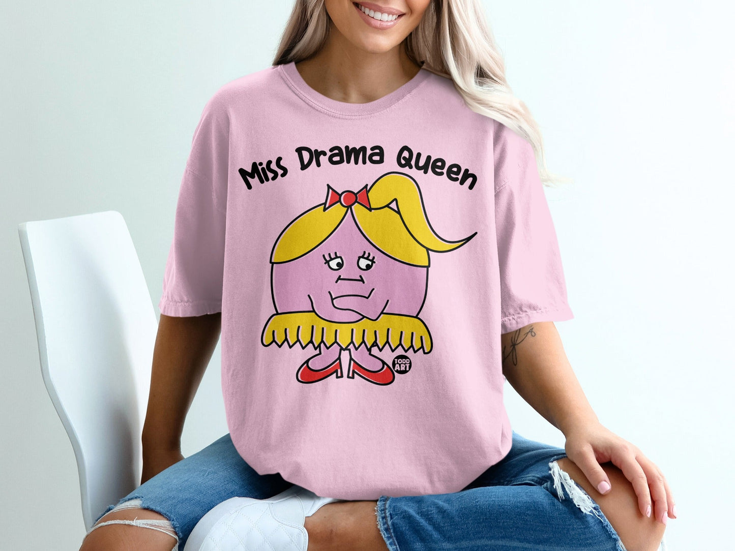 Miss Drama Queen Graphic Tee for Women Shirt