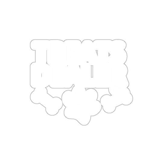 Treats Dealer Sticker Design with Bones and Paw Shape